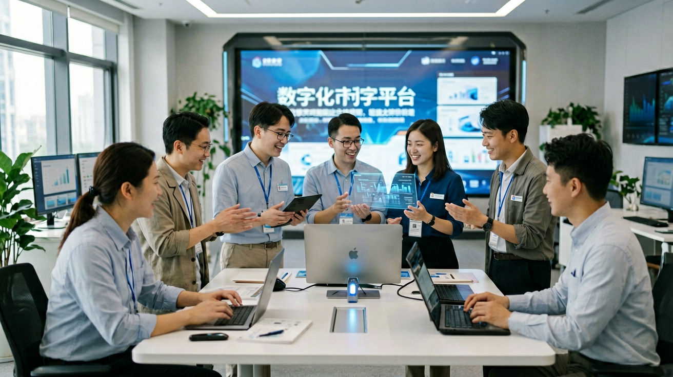 数字化平台界面,用户轻松参与